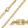 BNH Anker facet armbånd i 8 karat guld 21 cm x 3,4 mm