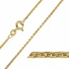 BNH Anker facet armbånd i 8 karat guld 21 cm x 1,4 mm