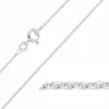 BNH Anker facet armbånd i sølv 18,5 cm x 1,3 mm