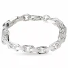 Bnh anker facet armbånd i sølv 18,5 cm x 9,0 mm