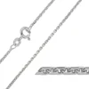 BNH Anker facet armbånd i 14 karat hvidguld 17 cm x 1,4 mm