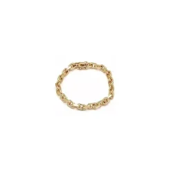BNH Anker facet armbånd i 8 karat guld 21 cm x 5,0 mm