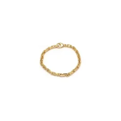 BNH Anker facet armbånd i 14 karat guld 21 cm x 5,0 mm