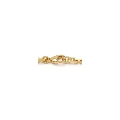 BNH Anker facet armbånd i 14 karat guld 21 cm x 5,0 mm