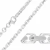 Bnh anker facet armbånd i sølv 18,5 cm x 2,5 mm