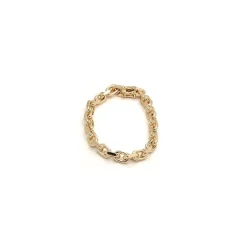 BNH Anker facet armbånd i 8 karat guld 21 cm x 7,5 mm