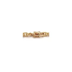 BNH Anker facet armbånd i 8 karat guld 21 cm x 7,5 mm