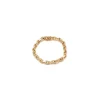 BNH Anker facet armbånd i 14 karat guld 18,5 cm x 6,0 mm