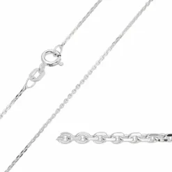 BNH Anker facet armbånd i sølv 17 cm x 1,1 mm