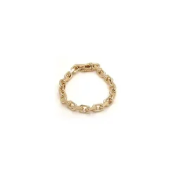 BNH Anker facet armbånd i 8 karat guld 18,5 cm x 8,0 mm