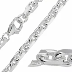 BNH Anker facet armbånd i sølv 18,5 cm x 5,3 mm