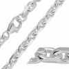 BNH Anker facet armbånd i sølv 17 cm x 5,3 mm