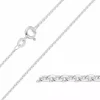 BNH Anker facet halskæde i sølv 42 cm x 1,3 mm
