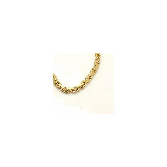 BNH Anker facet halskæde i 8 karat guld 42 cm x 1,6 mm