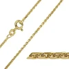 BNH Anker facet halskæde i 8 karat guld 36 cm x 1,4 mm