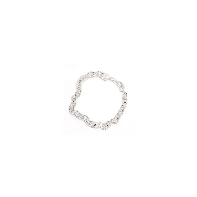 BNH anker rund armbånd i sølv 21 cm x 6,0 mm