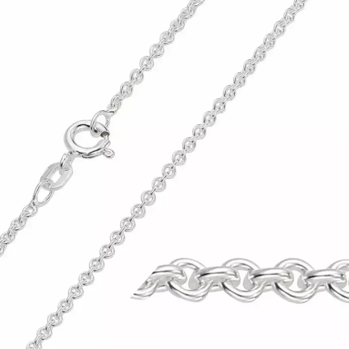 BNH anker rund armbånd i sølv 18,5 cm x 1,9 mm