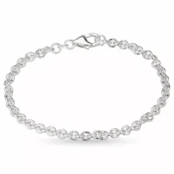 BNH anker rund armbånd i sølv 18,5 cm x 4,0 mm