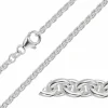 BNH anker rund armbånd i sølv 17 cm x 2,3 mm