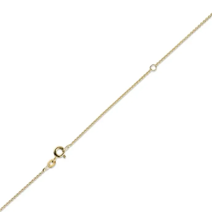 BNH anker rund halskæde i 14 karat guld 45 - 50 cm x 1,5 mm