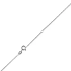 BNH anker rund halskæde i 14 karat hvidguld 40 - 42 cm x 1,2 mm
