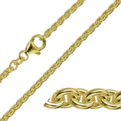 BNH anker rund halskæde i 14 karat guld 55 cm x 2,3 mm