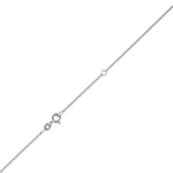 BNH anker rund halskæde i 14 karat hvidguld 42 - 45 cm x 1,5 mm