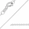 BNH anker rund halskæde i sølv 36 cm x 0,8 mm