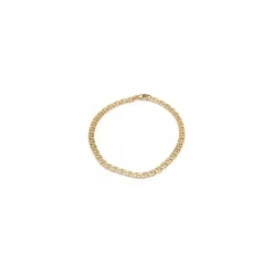 BNH bismarkarmbånd i 14 karat guld 17 cm x 3,5 mm
