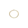 BNH bismarkarmbånd i 8 karat guld 17 cm x 3,5 mm