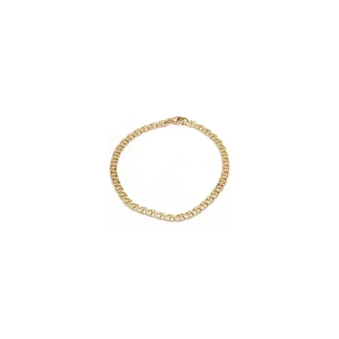 BNH bismarkarmbånd i 14 karat guld 21,0 cm x 3,5 mm
