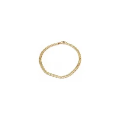 BNH bismarkarmbånd i 8 karat guld 21,0 cm x 3,5 mm