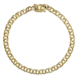 BNH bismarkarmbånd i 8 karat guld 18,5 cm x 4,0 mm