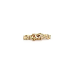 BNH bismarkarmbånd i 8 karat guld 18,5 cm x 6,1 mm