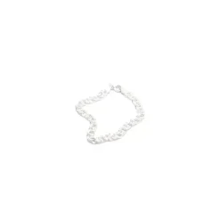 BNH bismarkarmbånd i sølv 21,0 cm x 6,5 mm