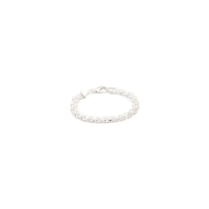 BNH bismarkarmbånd i sølv 17 cm x 8,5 mm