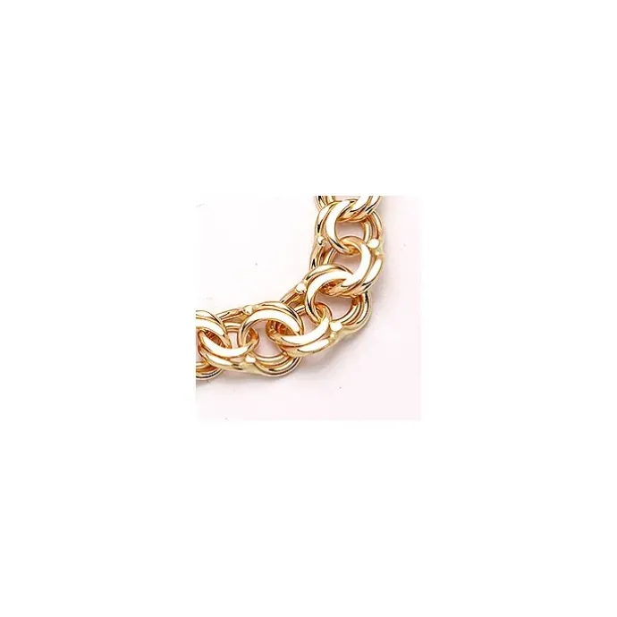 BNH bismarkkæde i 14 karat guld 45 cm x 4,0 mm