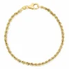 BNH cordelarmbånd i 8 karat guld 17 cm x 3,2 mm