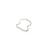 BNH cordelarmbånd i sølv 17 cm x 4,5 mm