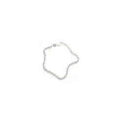 BNH cordelarmbånd i sølv 17 cm x 3,2 mm