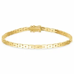 BNH murstenarmbånd i 14 karat guld 18,5 cm x 3,0 mm