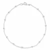 BNH Panser ankelkæde M. kugle i sølv 26 cm x 1,3 mm