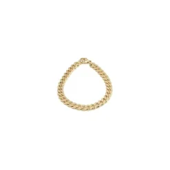 BNH panserarmbånd i 8 karat guld 18,5 cm x 6,1 mm