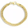 BNH panserarmbånd i forgyldt sølv 21 cm x 5,4 mm