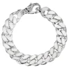 BNH panserarmbånd i sølv 17 cm x 10,5 mm