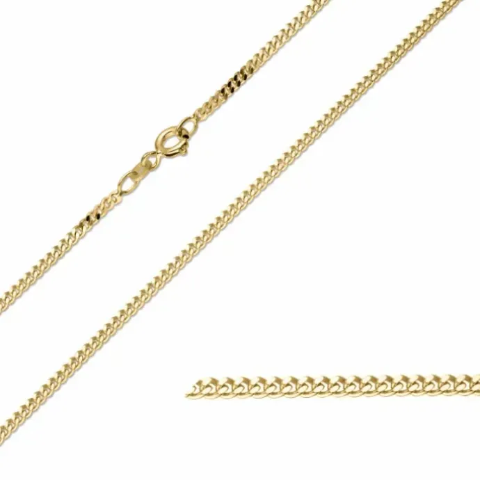 BNH panserkæde i 14 karat guld 50 cm x 2,1 mm