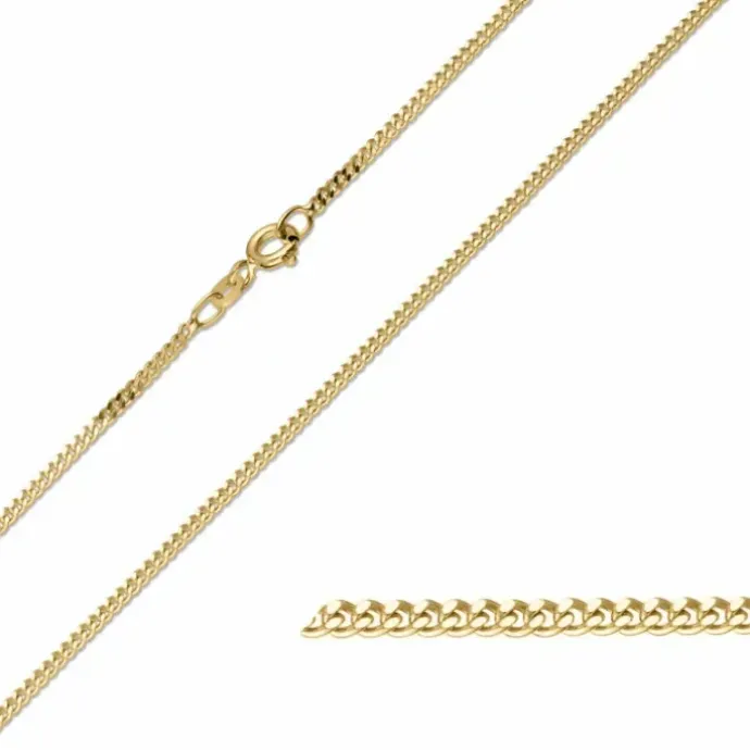 BNH panserkæde i 8 karat guld 60 cm x 1,8 mm