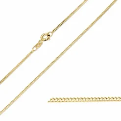 BNH panserkæde i 8 karat guld 38 cm x 1,3 mm