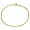 BNH singaporearmbånd i forgyldt sølv 21 cm x 2,3 mm