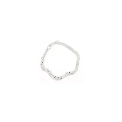 Bnh singaporearmbånd i sølv 18,5 cm x 4,7 mm